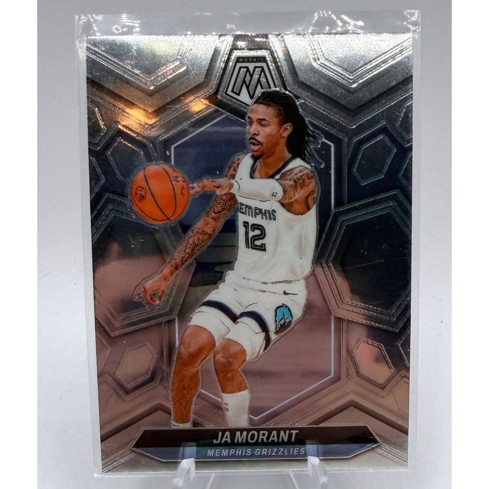 Ja Morant 2023 Panini Mosaic #127 NBA Memphis Grizzlies Basketball Card